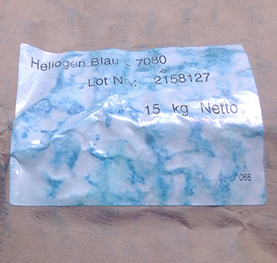 巴斯夫BASF L7080酞菁藍(lán)Heliogen海麗晶L7080有機顏料藍(lán)色粉